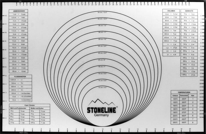 Produktbild Stoneline Silikon-Backmatte 60 x 40 cm