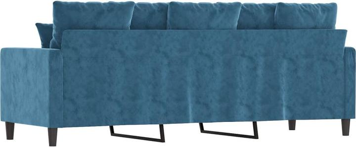 Produktbild VidaXL 3-Sitzer-Sofa Blau 180 cm Samt,Farbe: Blau,Material: Samt (3-Sitzer)