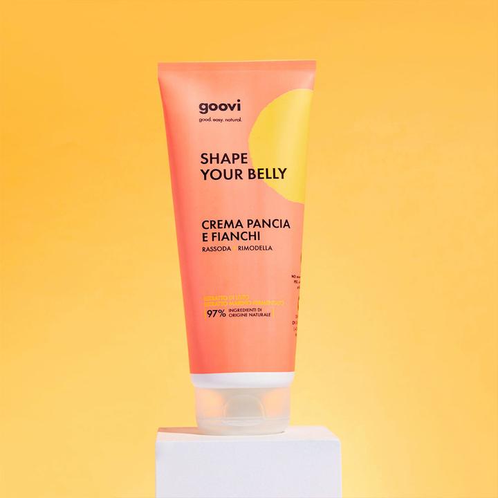 Actual product image Goovi SHAPE YOUR BELLY cream for tummy and hips Tb 200 ml