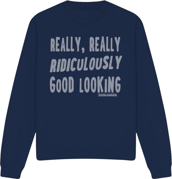 Actual product image Zoolander Unisex Adult Derek Sweatshirt (L)