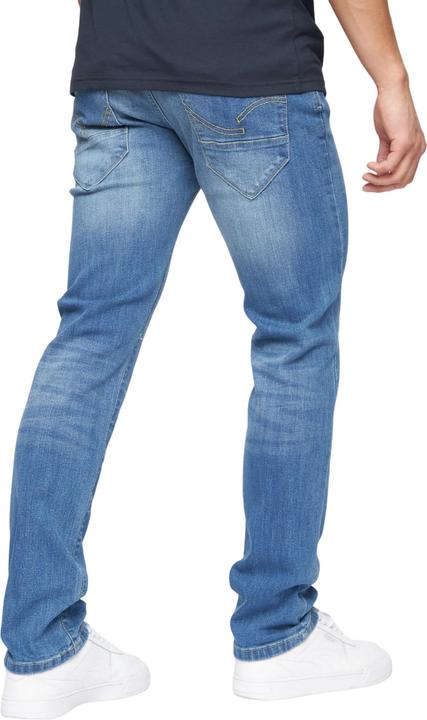 Actual product image Crosshatch Mens Farrowed Stretch Jeans (38)