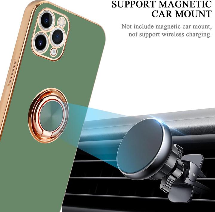Produktbild Cadorabo Hülle für Apple iPhone 11 PRO MAX im TPU mit Kameraschutz und Ring LM089 Style (Apple iPhone 11 Pro Max)