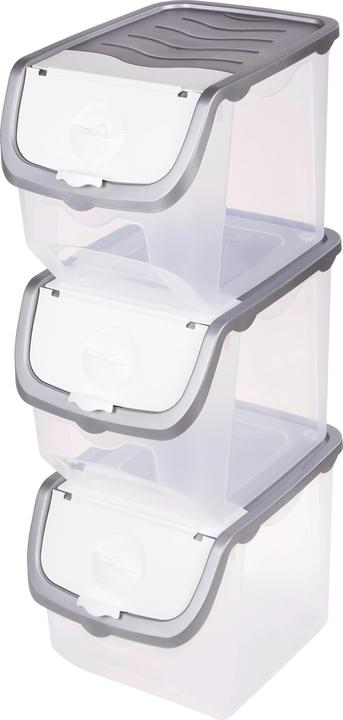 Image du produit HomeZone Boîte avec couvercle à charnière Jan (12 l)