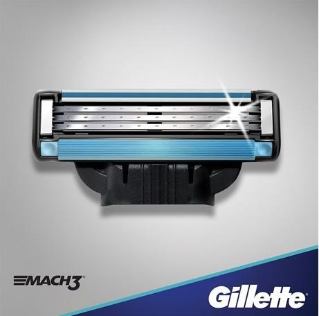 Produktbild Gillette Mach3 Rasierklingen (4 x)