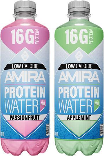 Actual product image Amira Protein Water Applemint (500ml) (Mint, Apple, 1 x)