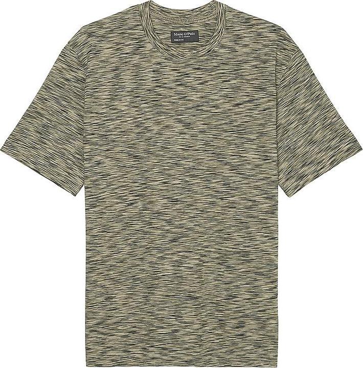 Actual product image Marc O'Polo Flag Label T-Shirt Short Sleeve Space Dye/Pure C (M)