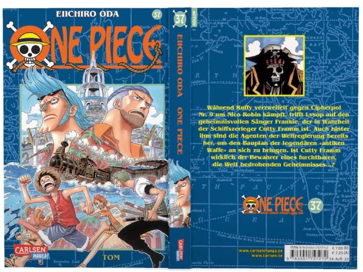 Productafbeelding One Piece, Band 37 (Duits, Eiichiro Oda, 2005)