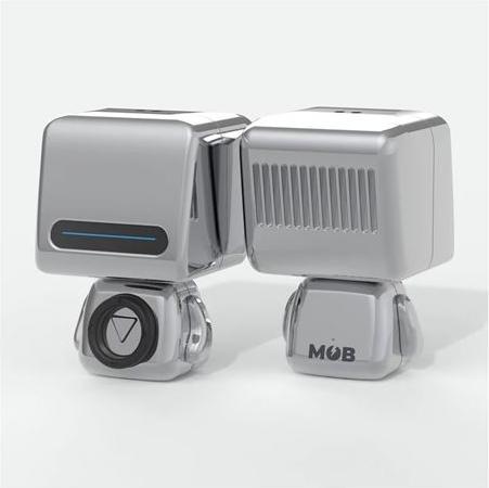 Actual product image Mobility on Board Enceinte Bluetooth Robot Argent (8 h, Without external power source)