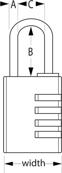 Image du produit Master Lock serrure à combinaison