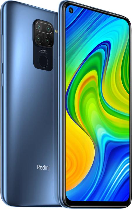 Actual product image Xiaomi Redmi Note 9 (128 GB, Midnight Grey, 6.53", Dual SIM + SD, 48 Mpx, 4G)