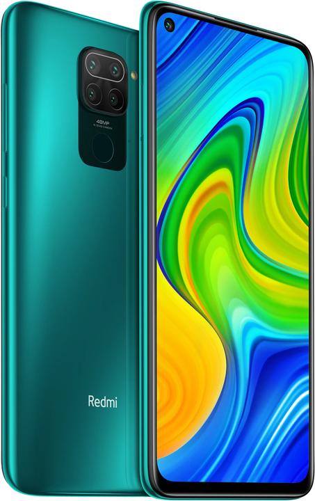 Produktbild Xiaomi Redmi Note 9 (64 GB, Forest Green, 6.53", Dual SIM, 48 Mpx, 4G)