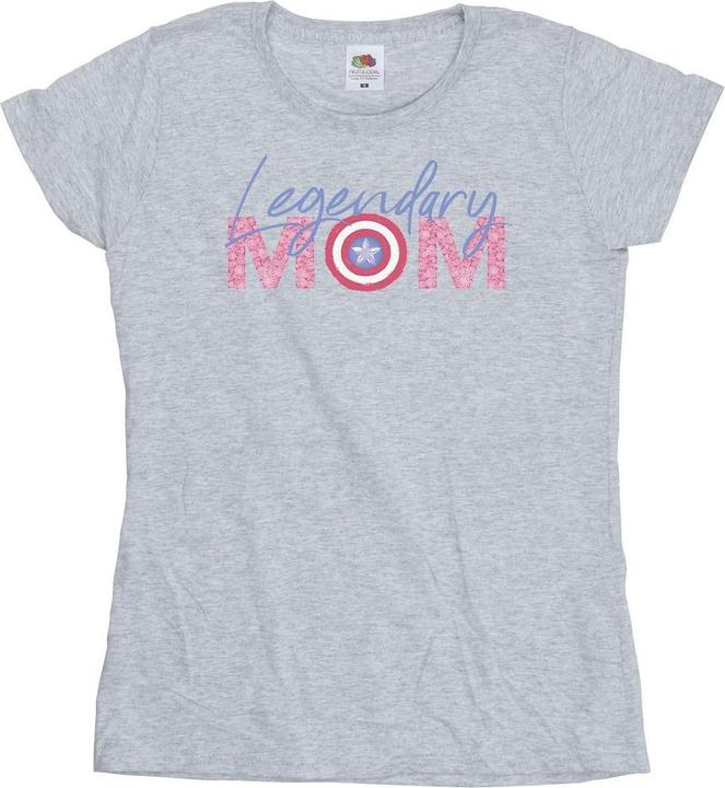 Avengers Captain America Mum TShirt aus Baumwolle