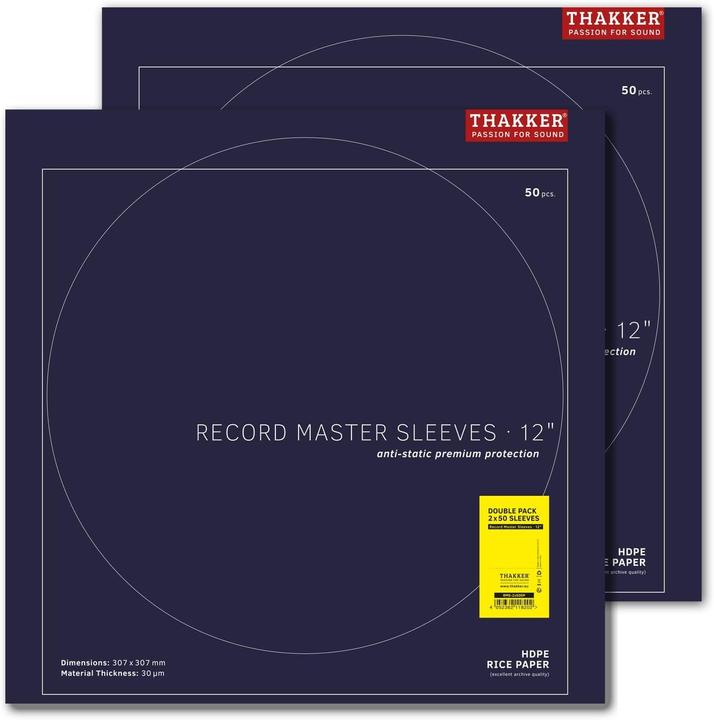 Actual product image Thakker Record Master Sleeves (Plates)