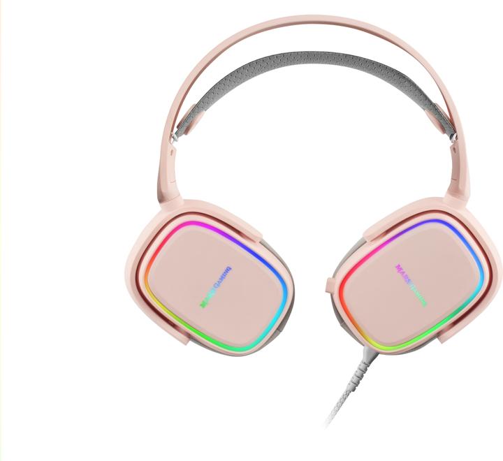 Actual product image Mars Gaming Casque Micro Gamer Mhax RGB (Rose) (Cable)