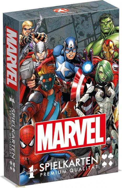 Actual product image Winning Moves WIN30638 - Playing Cards - Marvel Universe, playing cards, 2+ players, ages 8+ (DE edition) (German)