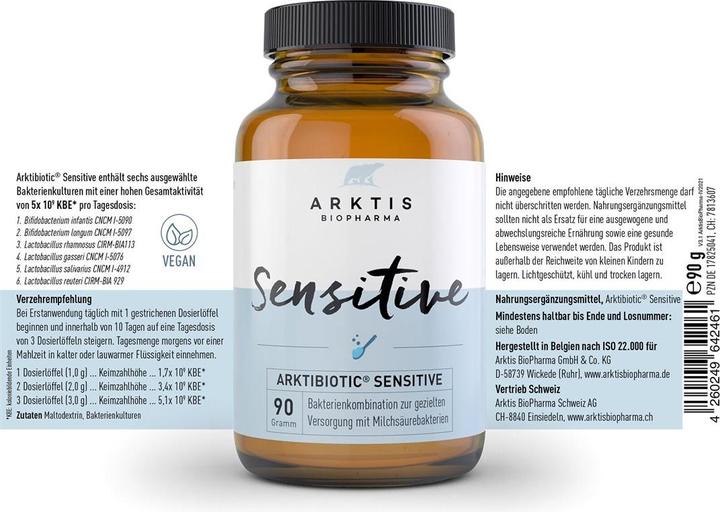 Actual product image Arktis Arctibiotic Sensitive Plv (1 Piece, Powder, 260 g)
