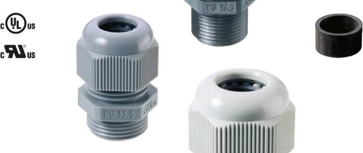 Image du produit Jacob Presse-étoupe Perfect PG7, câble Ø 3-6,5 mm IP68, UL polyamide, gris clair RAL 7035