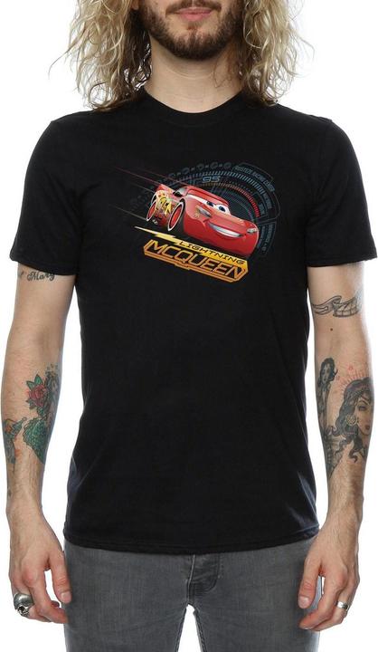 Actual product image Cars Mens Lightning McQueen Cotton T-Shirt (XL)