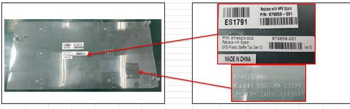 Immagine prodotto HPE Top Di Deflettore In Plastica Sps