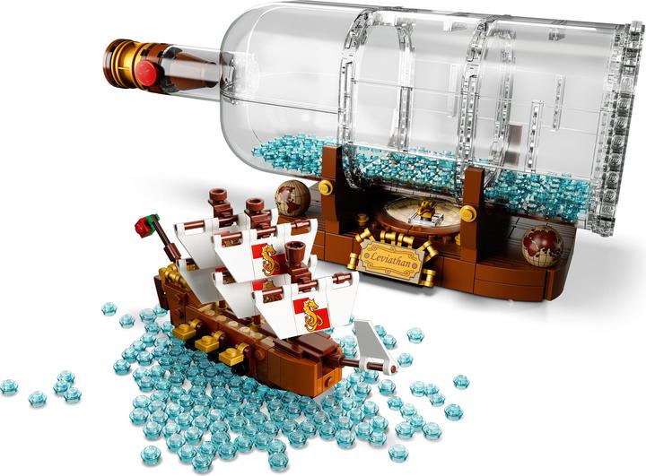 Immagine prodotto LEGO La nave delle idee in bottiglia (21313, Set LEGO rari, LEGO Ideas)