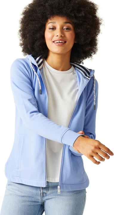 Actual product image Regatta Womens/Ladies Bayletta Striped Lining Full Zip Hoodie (46 D)
