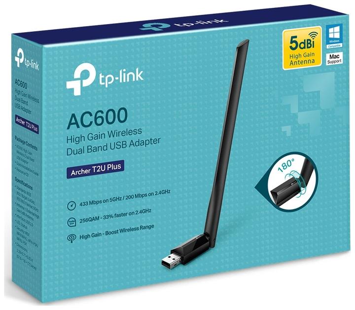 Image du produit TP-Link AC600 HIGH GAIN WI-FI USB AD. (USB 2.0)