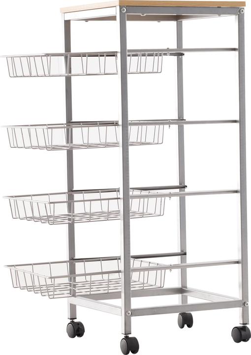 Image du produit Homcom Chariot de cuisine