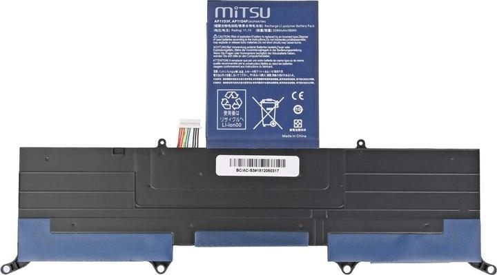 Produktbild Mitsu BATTERY BC/AC-S3 (ACER ASPIRE 3280 MAH 33 WH) - Batterie (1 Zellen, 3280 mAh)