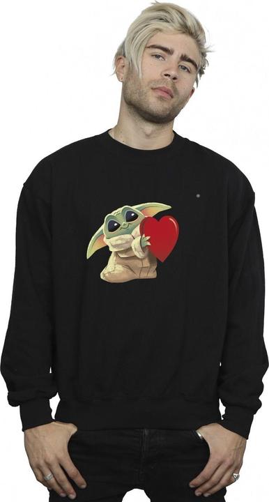 Immagine prodotto Star Wars The Mandalorian The Kids With Heart Felpa Uomo (XXL)