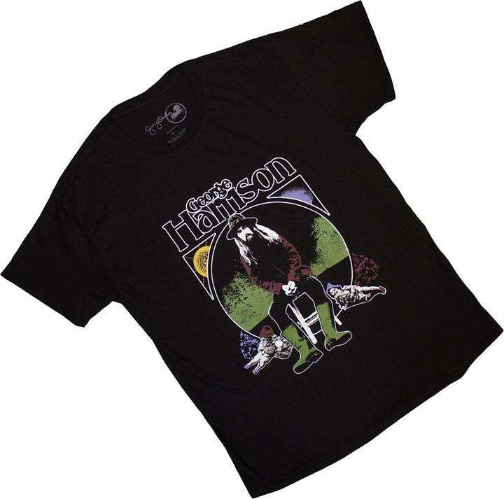 Actual product image George Harrison Unisex Adult Sun & Moon T-Shirt (XXL)