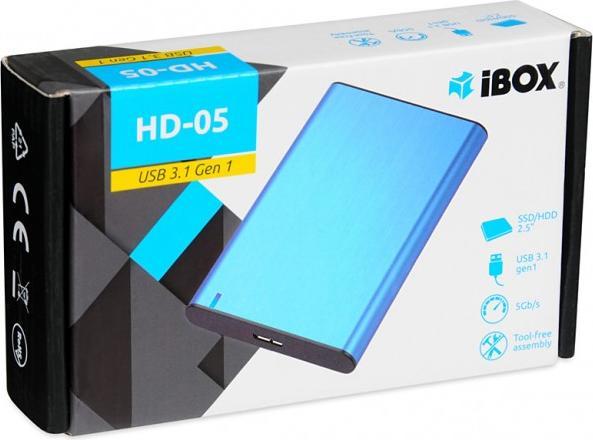 Produktbild iBox HD-05 HDD / SSD-Gehäuse 2.5 Zoll (2.5")