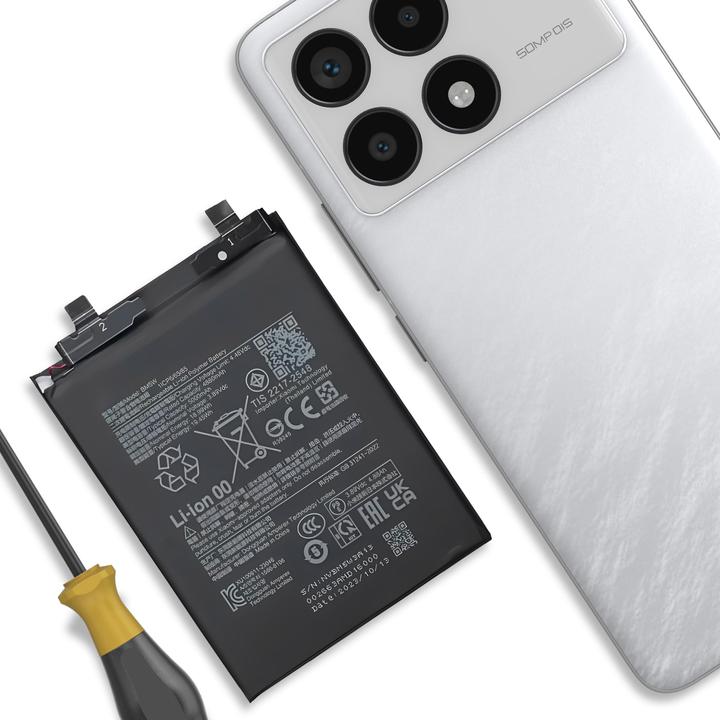 Actual product image Clappio 5000mAh replacement battery, replaces model BM5W