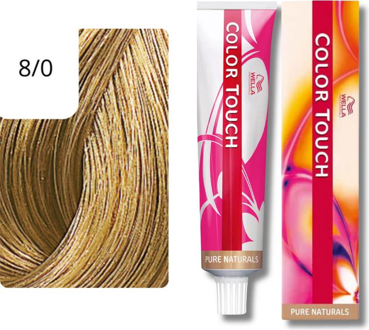 Actual product image Wella Colour Touch Pure Naturals (8/0 light blonde)