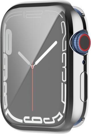 Produktbild Cover-Discount Apple Watch 45mm - Gummi Schutz Case silber