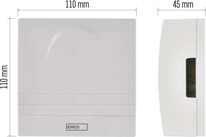 Image du produit Emos Sonnette de porte filaire P57001 (Câblé)