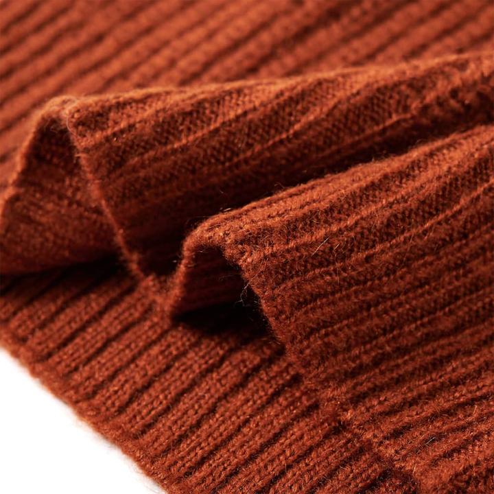 Immagine prodotto VidaXL Gilet da bambino lavorato a maglia cognac 116,Materiale: 67 (116)