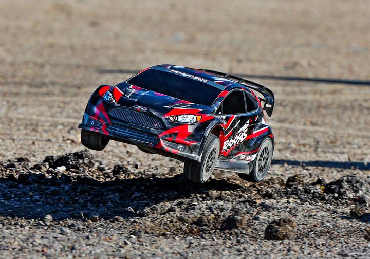 Actual product image Traxxas FORD FIESTA ST 4X4 BL-2S BLUE 1/10 RALLY RTR BL-2S BRUSHLESS, HD-PARTS, WITHOUT BATTERY/CHARGER (RTR Ready-to-Run)