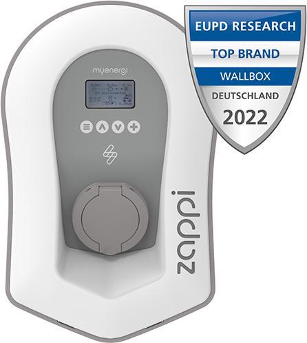 Productafbeelding Myenergi ZAPPI-2H22UW-T ZAPPI-2H22UW Wallbox met Hub (Type 2, 22 kW)