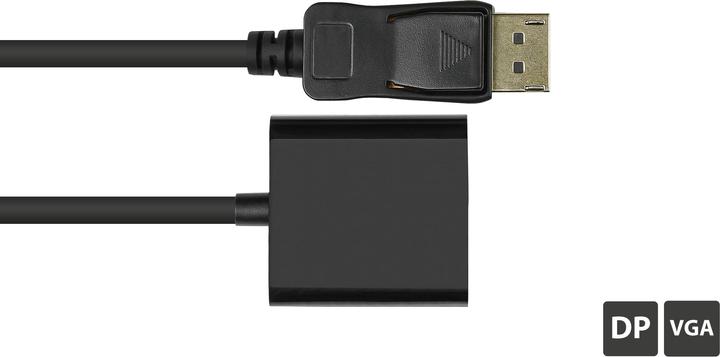 Immagine prodotto Good Connections Adattatore DisplayPort maschio a VGA femmina, 1920*1200 @60Hz, contatti placcati oro, circa 20 cm (VGA, 200 cm)