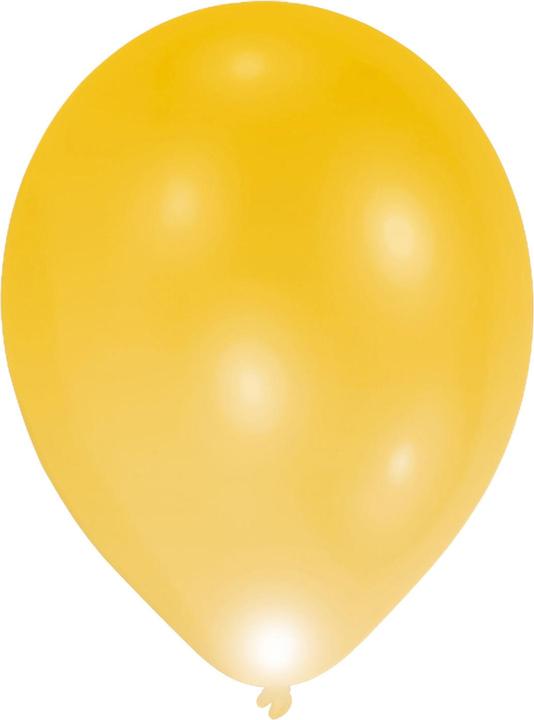 Actual product image Magni LED Balloons 27,5cm gold 5pcs (1 x)