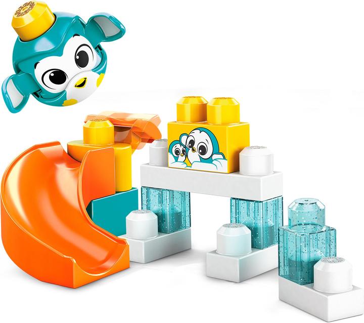 Image du produit Mega Bloks Guck-Guck Pinguin-Rutsche Südpol Spielset (14 Teile)