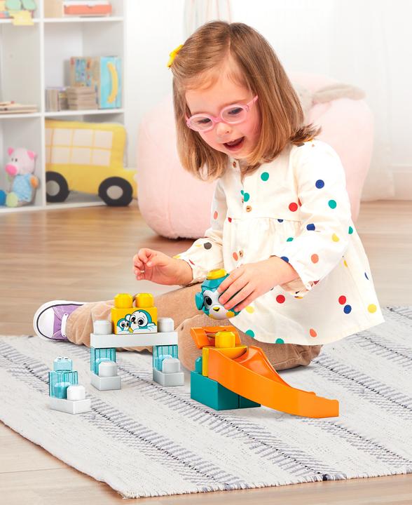 Image du produit Mega Bloks Guck-Guck Pinguin-Rutsche Südpol Spielset (14 Teile)