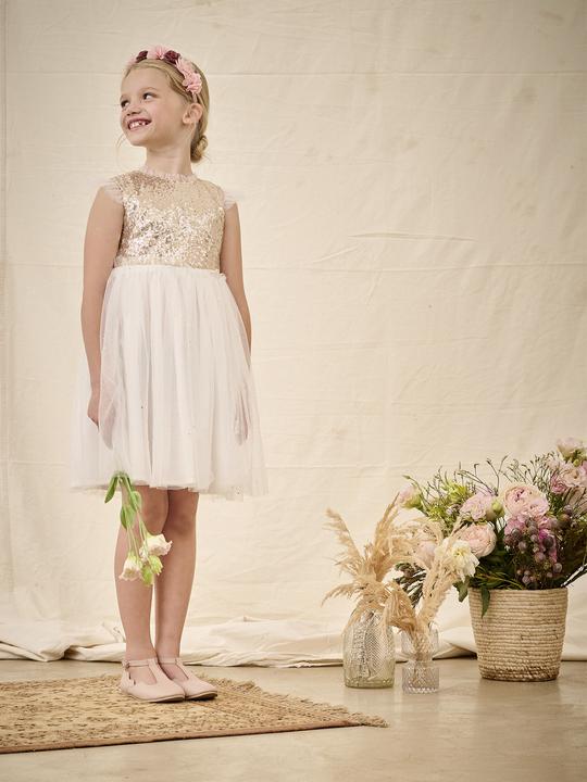 Produktbild Vertbaudet Mädchen Festkleid mit Pailletten und Glitzertüll (92)