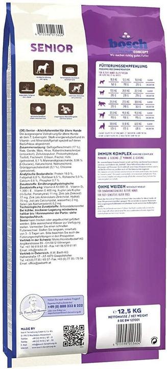 Produktbild Bosch Petfood Senior (Senior, 1 Stk., 12500 g)
