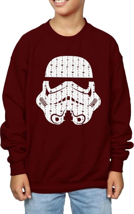 Immagine prodotto Star Wars Christmas Stormtrooper Helmet Felpa Ragazzi (140, 146)