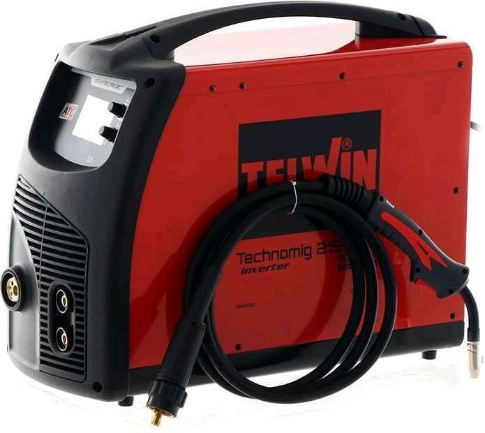 Telwin Technomig 215 Dual Synergic inverter welding machine GASNO GASMIGMAGMMA and TIG