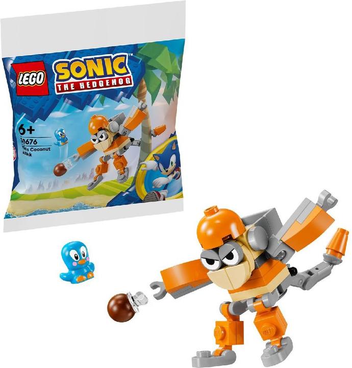 Actual product image Jakks Pacific Kiki's coconut attack (30676, LEGO Sonic)