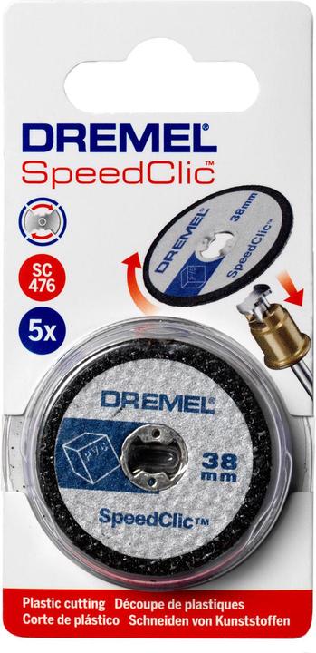 Actual product image Dremel EZ SpeedClic plastic cutting discs Ø 38.0 mm (5 pieces)
