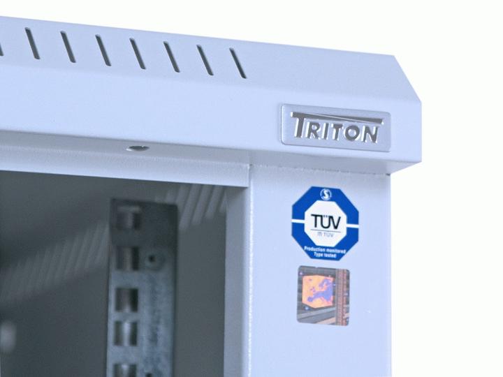 Actual product image Triton RMA-27-A66-CAX-A1 - 19" free-standing cabinet, 27 HU, 600 x 600 mm, 400 kg load capacity (27 RU, 19 inch rack)