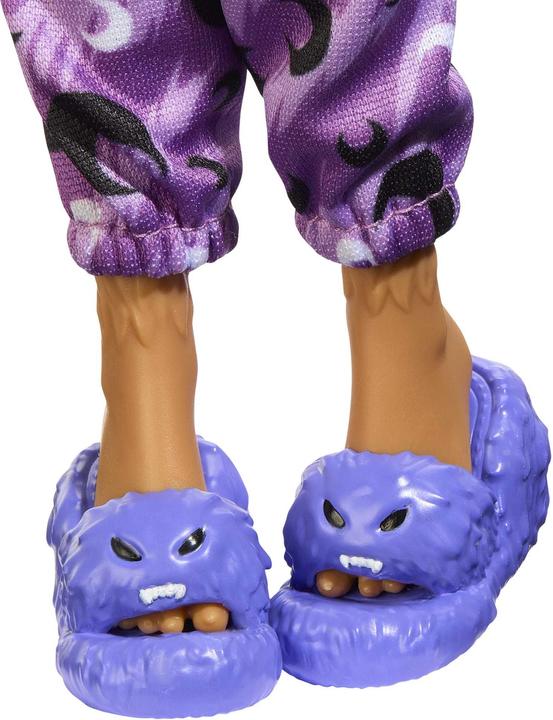 Actual product image Monster High Doll and Pyjama Party Accessory, Clawdeen Wolf, Scary Nice Pyjama Party